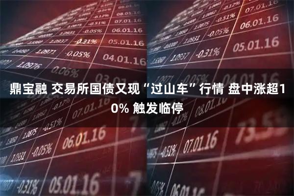 鼎宝融 交易所国债又现“过山车”行情 盘中涨超10% 触发临停